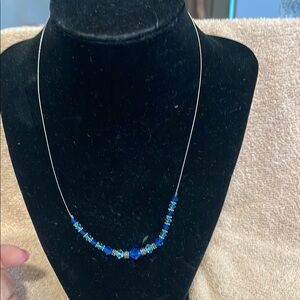 Elegant Blur Swarovski Necklace